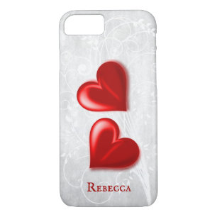 Case-Mate iPhone Case Coeurs rouges personnalisés