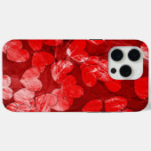 Coques Case-Mate iPhone Coeurs rouges - Texté (Verso (horizontal))