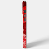 Coques Case-Mate iPhone Coeurs rouges - Texté (Verso / Gauche)