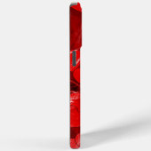 Coques Case-Mate iPhone Coeurs rouges - Texté (Verso / Droite)