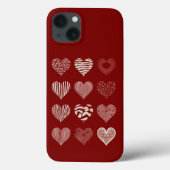 Coques Case-Mate iPhone Coeurs Saint-Valentin Neuf Coeurs Saint-Valentin A (Verso)