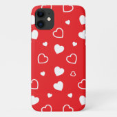 Coques Case-Mate iPhone Coeurs stylisés motif 4 (Dos)
