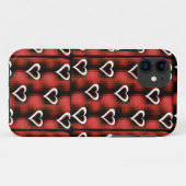 Coques Case-Mate iPhone Coeurs sur le tableau de bord (Dos (Horizontal))