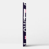 Coques Case-Mate iPhone Coeurs, texte OMG, motif mignon (Verso / Gauche)