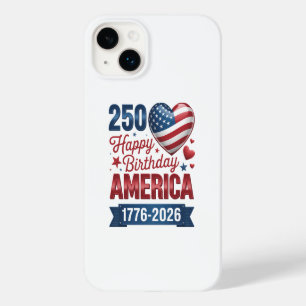 Coque Pour iPhone 14 Plus Cœurs USA 1776 2026 4 juillet