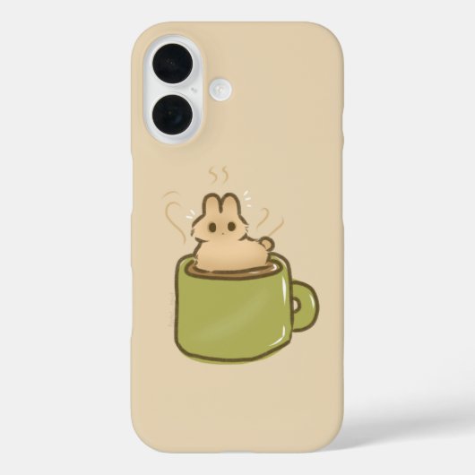 Coques Case-Mate iPhone Coffee bunny (Verso)