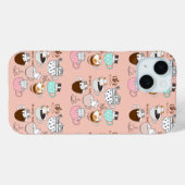 Coques Case-Mate iPhone Coffee Cats Drôle (Verso (horizontal))