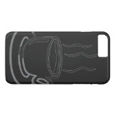 Coques Case-Mate iPhone Coffee Cup Graphic Art (Dos (Horizontal))