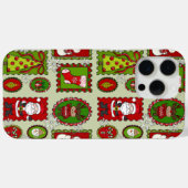 Coques Case-Mate iPhone Coffre téléphonique de Noël (Verso (horizontal))