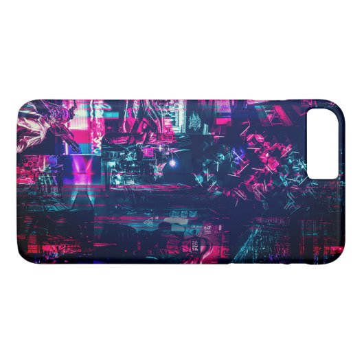 Coques Case-Mate iPhone Coffret téléphonique Cyberpunk (Dos (Horizontal))