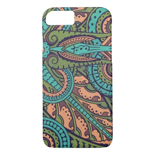Coques Case-Mate iPhone Coiffeur Art nouveau abstrait (Dos)