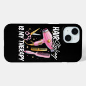 Coques Case-Mate iPhone Coiffeur Est Ma Thérapie (Verso (horizontal))