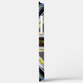 Coques Case-Mate iPhone Coins jaunes de l'ancien et rustique des triangles (Verso / Gauche)