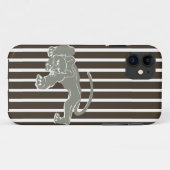 Coques Case-Mate iPhone Cola Safari en bande avec Leopard (Dos (Horizontal))