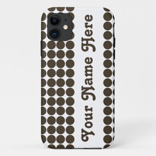 Coques Case-Mate iPhone Cola Safari Point avec nom (Dos)