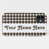 Coques Case-Mate iPhone Cola Safari Point avec nom (Dos (Horizontal))