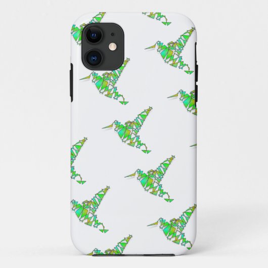 Coques Case-Mate iPhone Colibri Abstrait (Dos)