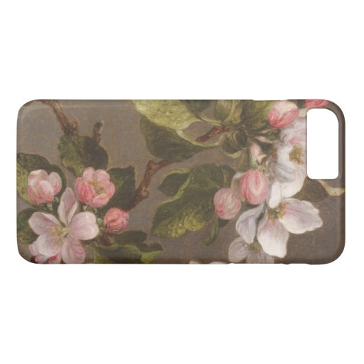 Coques Case-Mate iPhone Colibri et fleurs d'Apple (Dos (Horizontal))