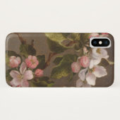Coques Case-Mate iPhone Colibri et fleurs d'Apple (Dos (Horizontal))