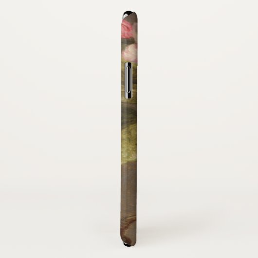 Coques Case-Mate iPhone Colibri et fleurs d'Apple (Dos/Droite)