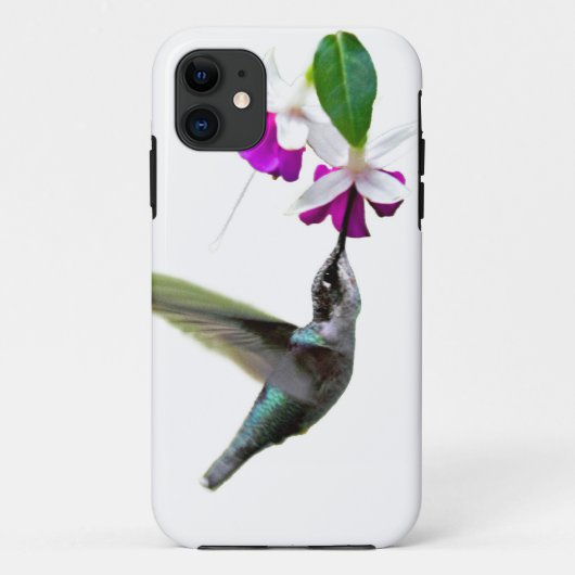 Coques Case-Mate iPhone Colibri et Fuschia (Dos)