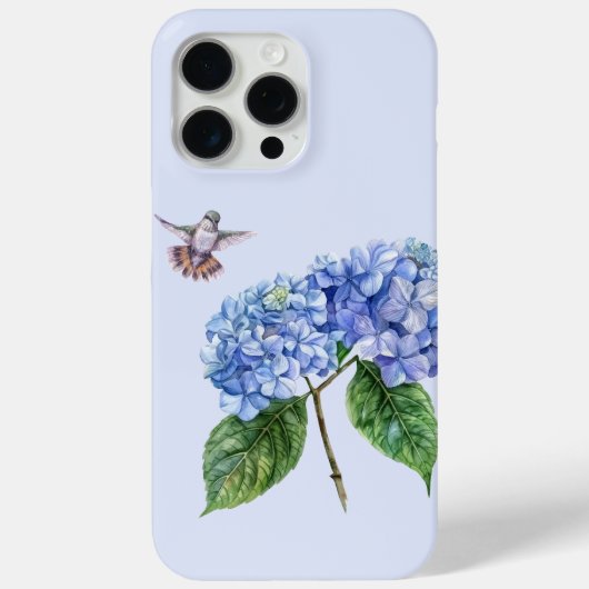 Coques Case-Mate iPhone Colibri et Hydrangea (Verso)