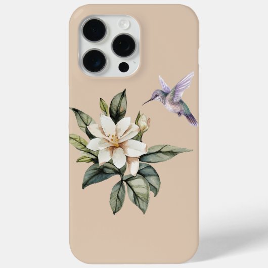 Coques Case-Mate iPhone Colibri et Jasmin (Verso)