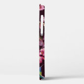 Coques Case-Mate iPhone Colibri et orchidée, mode sans couture tropicale. (Verso / Gauche)
