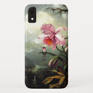 Case-Mate iPhone Case Colibri et orchidée, oeuvre d'art botanique