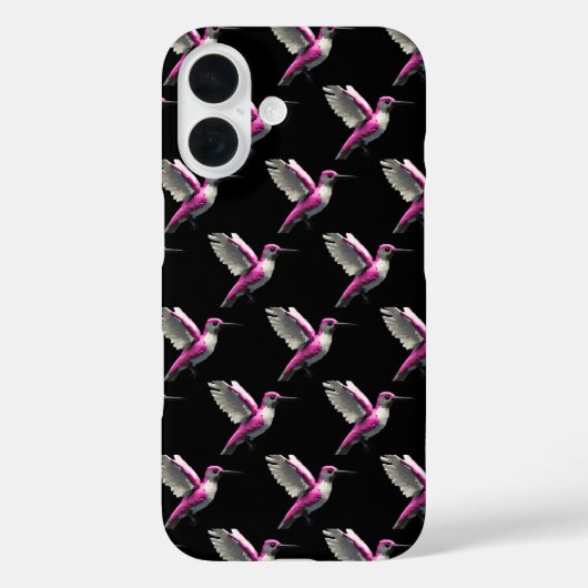 Coques Case-Mate iPhone Colibri rose (Verso)