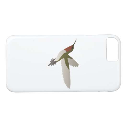 Coques Case-Mate iPhone Colibri Ruby Throsé (Dos (Horizontal))
