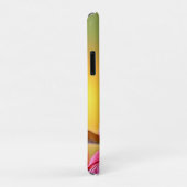 Coques Case-Mate iPhone Colibri vibrant au coucher du soleil (Dos/Droite)