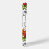 Coques Case-Mate iPhone Colibris et bouquet tropical (Verso / Droite)