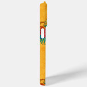 Coques Case-Mate iPhone Colibris et bouquet tropical en jaune (Verso / Droite)