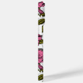 Coques Case-Mate iPhone Colibris et fleurs d'hibiscus roses (Verso / Droite)