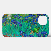 Coques Case-Mate iPhone Colibris sur les Irises Bleues de VanGough (Verso (horizontal))