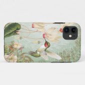 Coques Case-Mate iPhone Colibris Vintages (Dos (Horizontal))