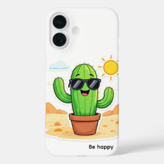 Coques iPhone 16 Coll Cactus | Soyez heureux