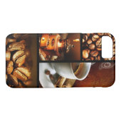 Coques Case-Mate iPhone Collage 2 de café (Dos (Horizontal))