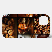 Coques Case-Mate iPhone Collage 2 de café (Verso (horizontal))