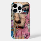 Coques Case-Mate iPhone Collage artistique Beauté Visage Abstrait (Verso)