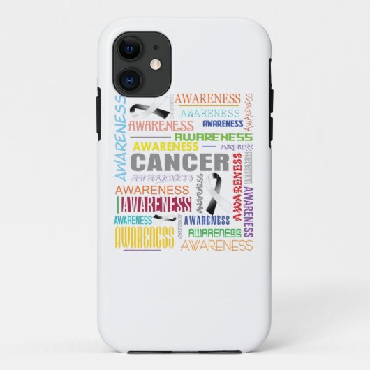 Coques Case-Mate iPhone Collage carcinoïde de conscience de Cancer (Dos)