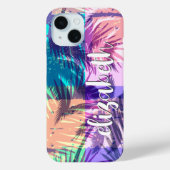 Coques Case-Mate iPhone Collage Chic Palm Tree (Verso)