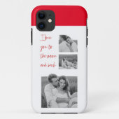 Coques Case-Mate iPhone Collage Couple Photo & Citation Romantique Love Yo (Dos)