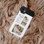 Case-Mate iPhone Case Collage Couple Photo & Lovely Romantic Wife Cadeau<br><div class="desc">Collage Couple Photo & Lovely Romantic Wife Cadeau</div>