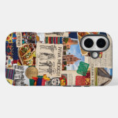 Coques Case-Mate iPhone Collage d'album-souvenir Fun Mexicore Viva Mexique (Verso (horizontal))