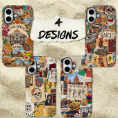 Coques Case-Mate iPhone Collage d'album-souvenir Fun Mexicore Viva Mexique
