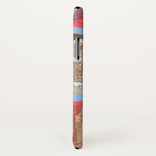 Coques Case-Mate iPhone collage d'art abstrait, médias mélangés et (Dos/Droite)