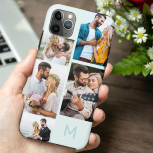 Case-Mate iPhone Case Collage de 5 photos personnalisé avec monogramme c