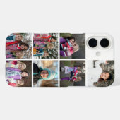Coques Case-Mate iPhone Collage de 7 photos personnalisé (Verso (horizontal))